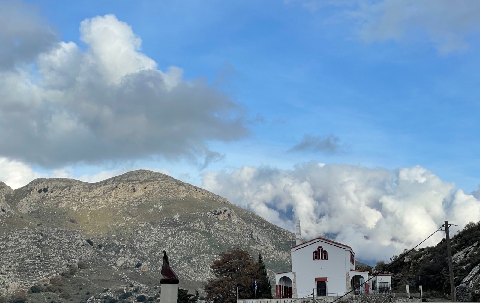 The village under cloud