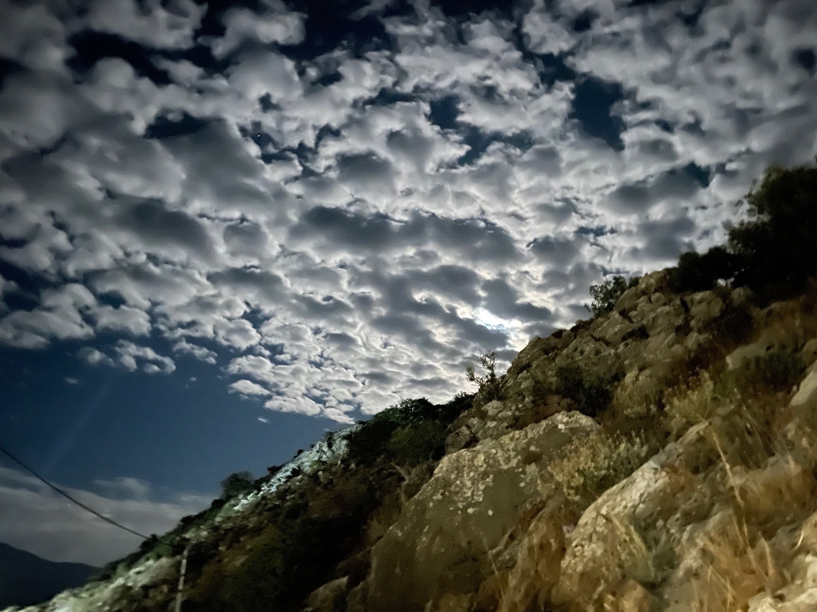 Cloud over the ridges