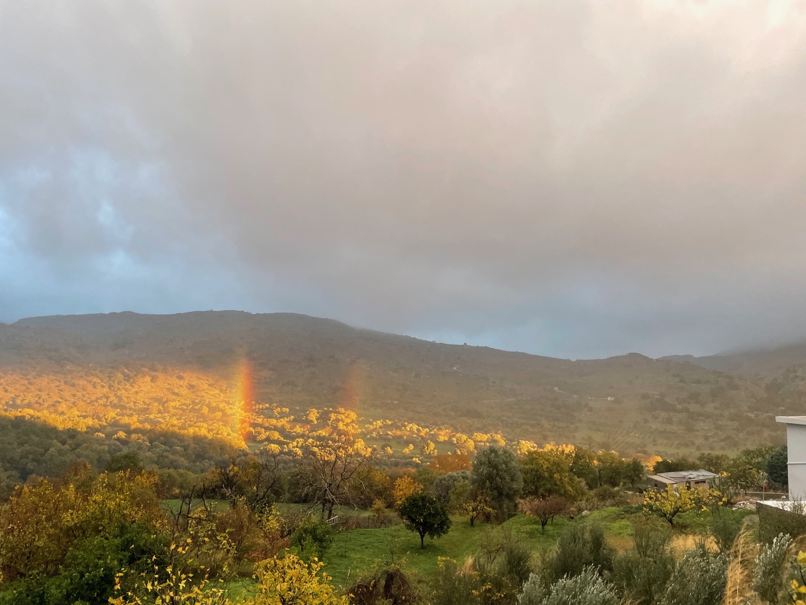 Rainbow over the valley